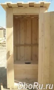 Деревянный садово-дачный туалет
